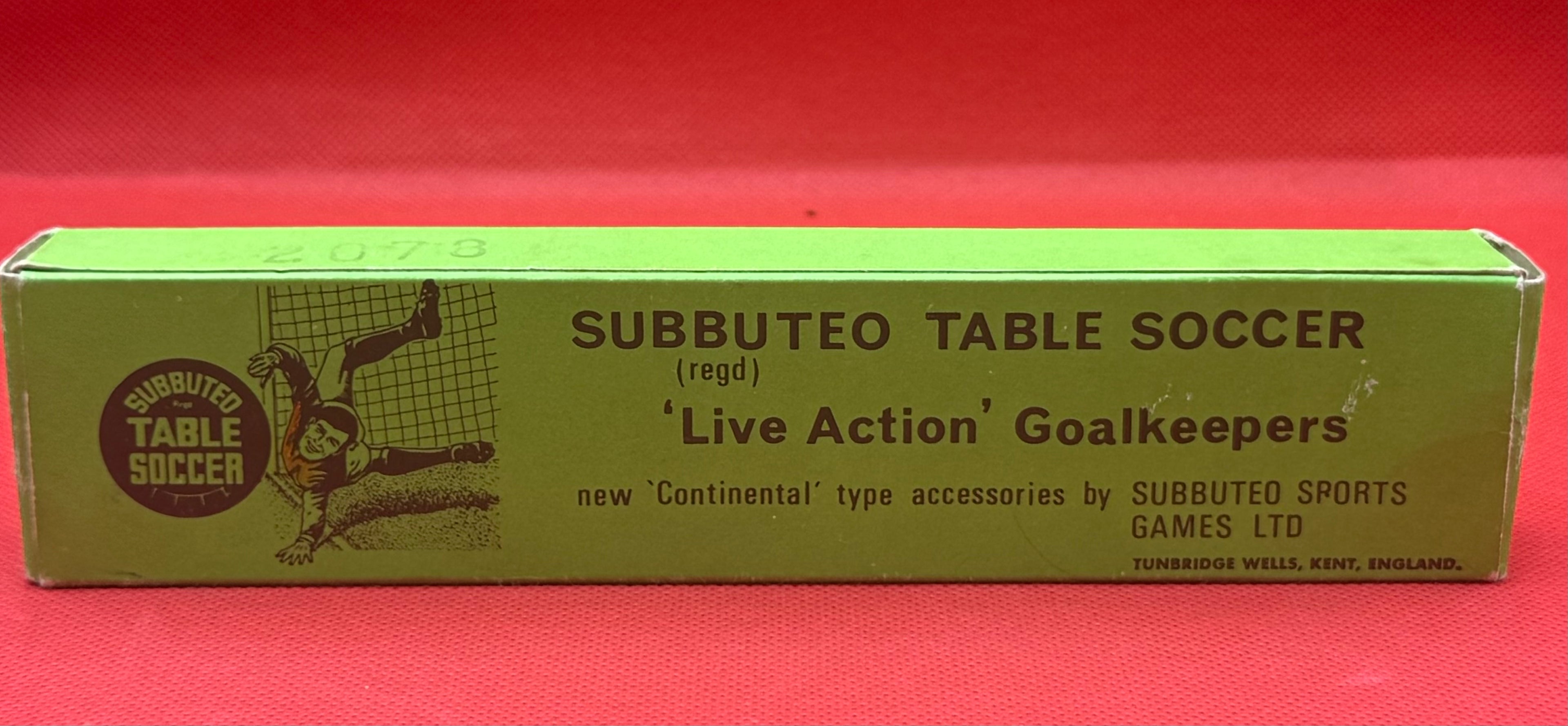 Subbuteo Live action Goalkeepers c123
