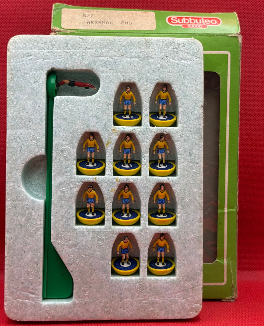 Subbuteo squadra LW Arsenal 2nd ref 527