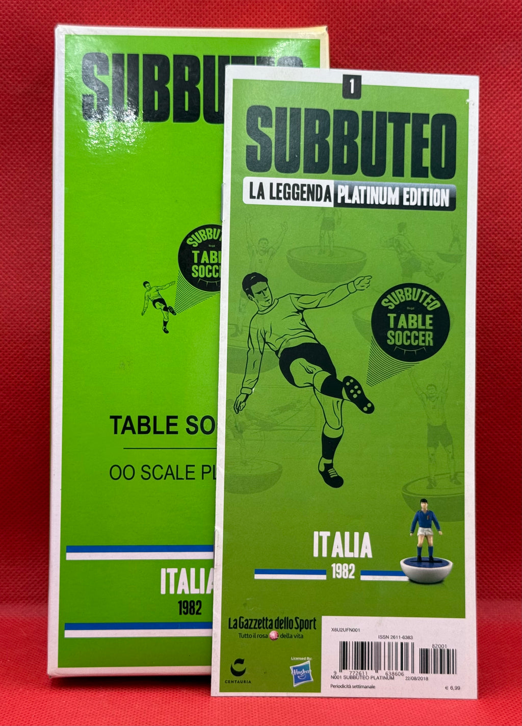 Subbuteo squadra Hw Platinum Leggenda Italia 1982 - con libretto