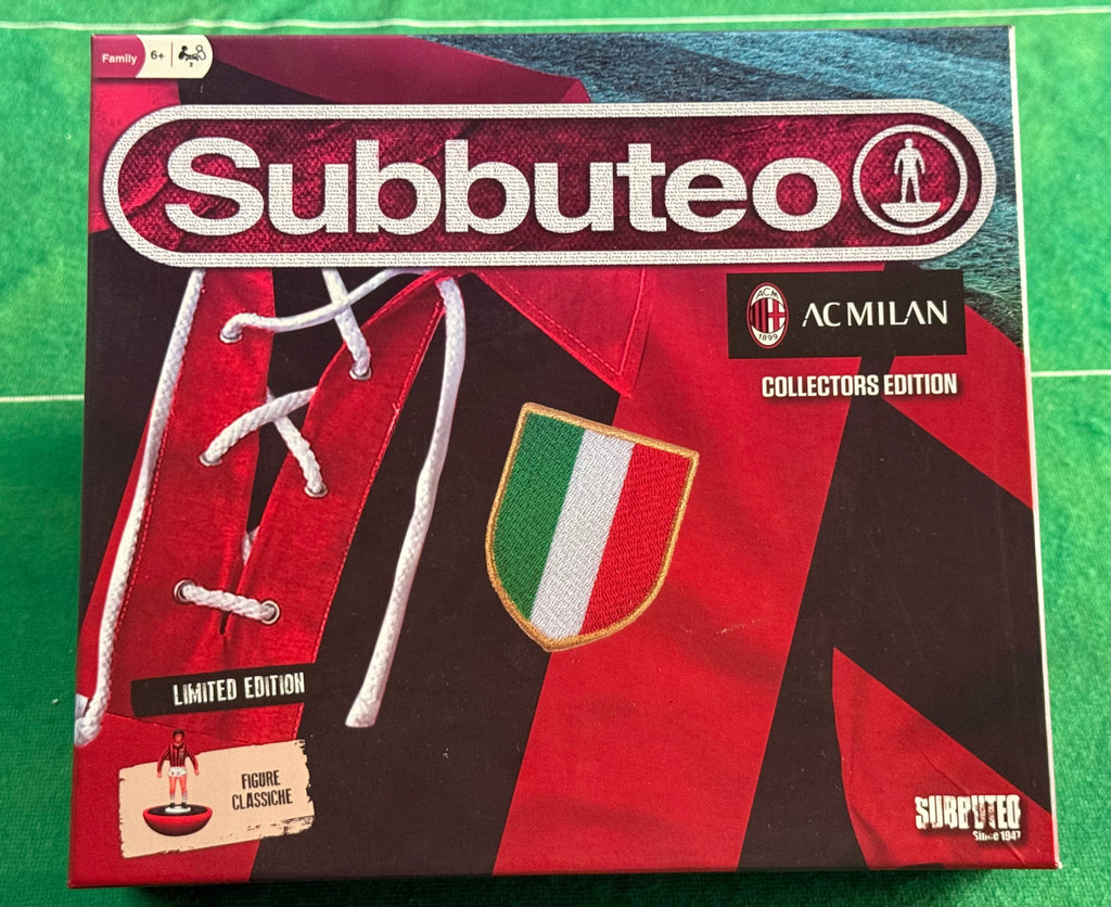 Subbuteo set box Milan Collectors Edition