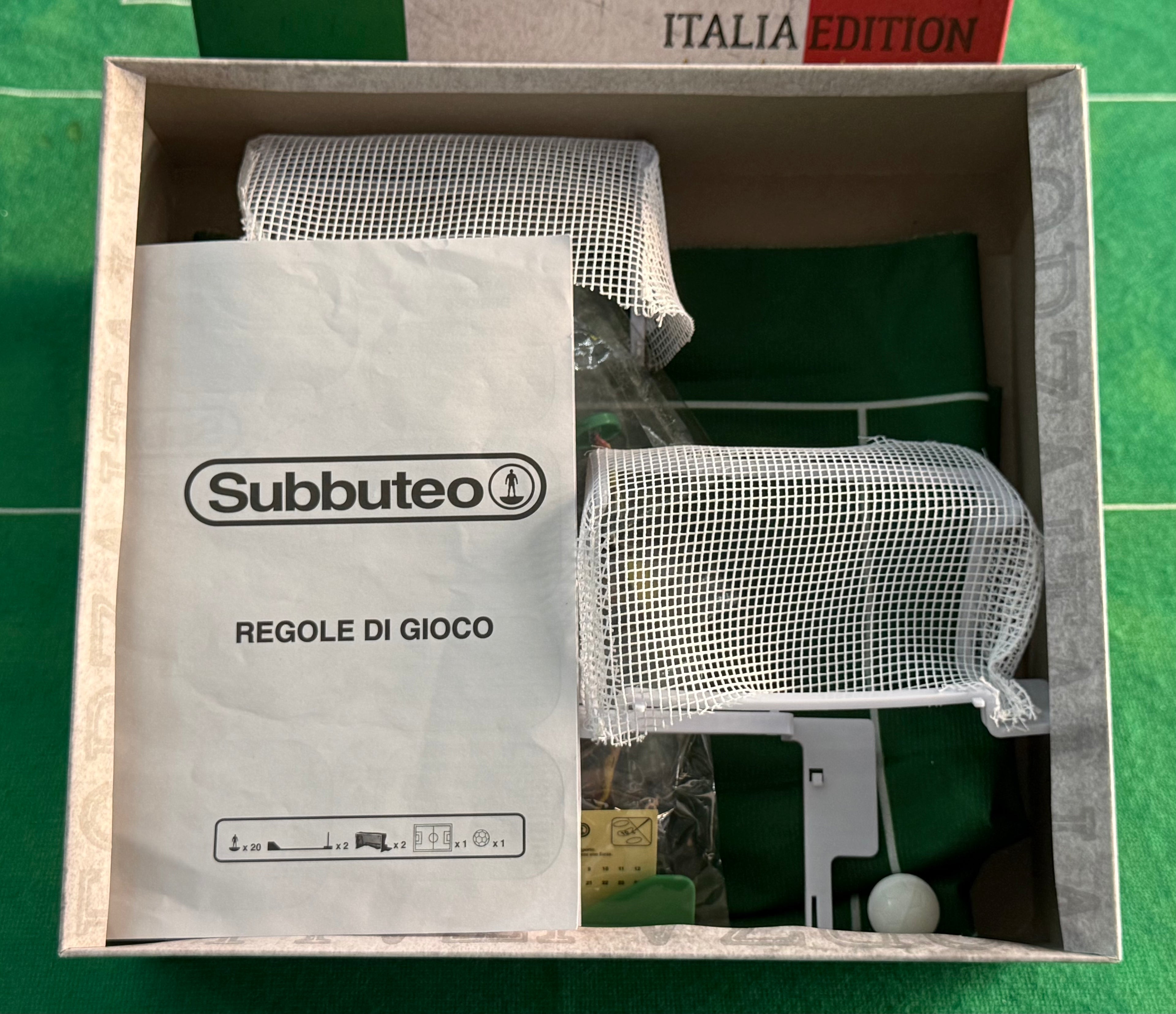 Subbuteo set box Italia Edition