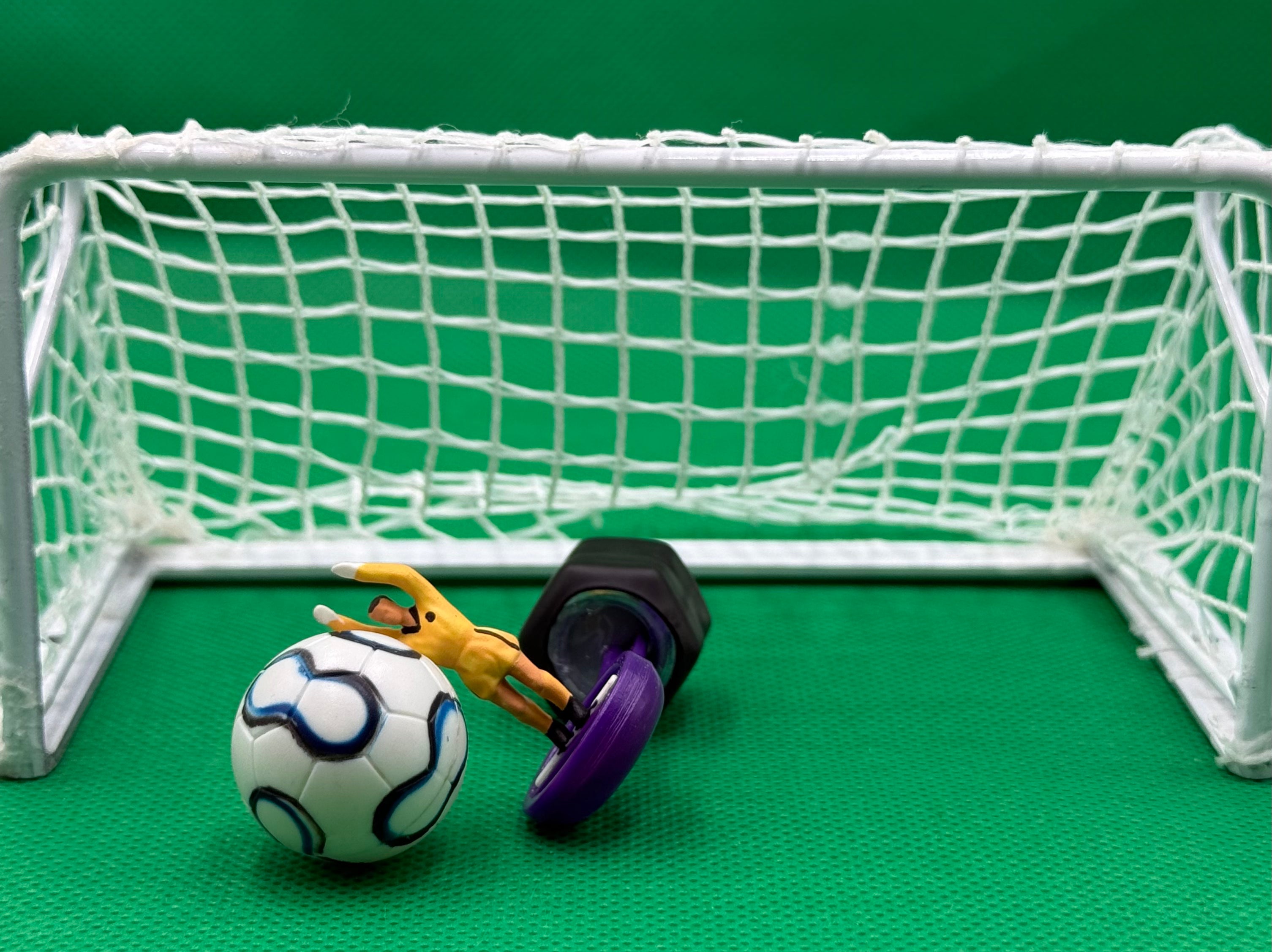 Subbuteo coppia portieri Soloplayer - dipinto a mano