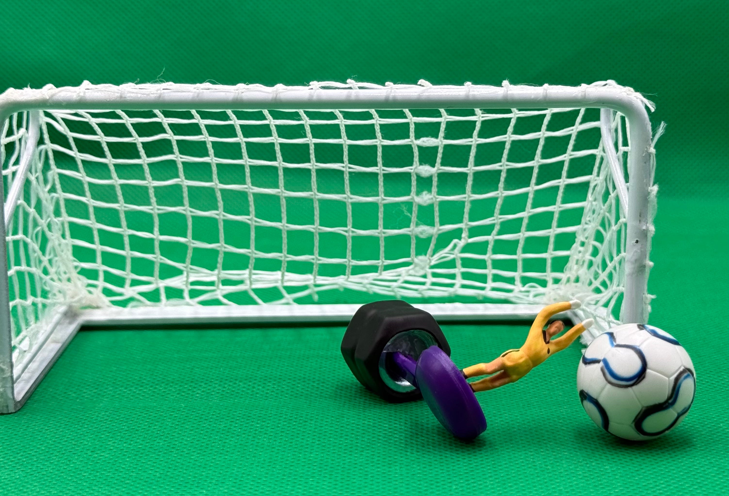 Subbuteo coppia portieri Soloplayer - dipinto a mano