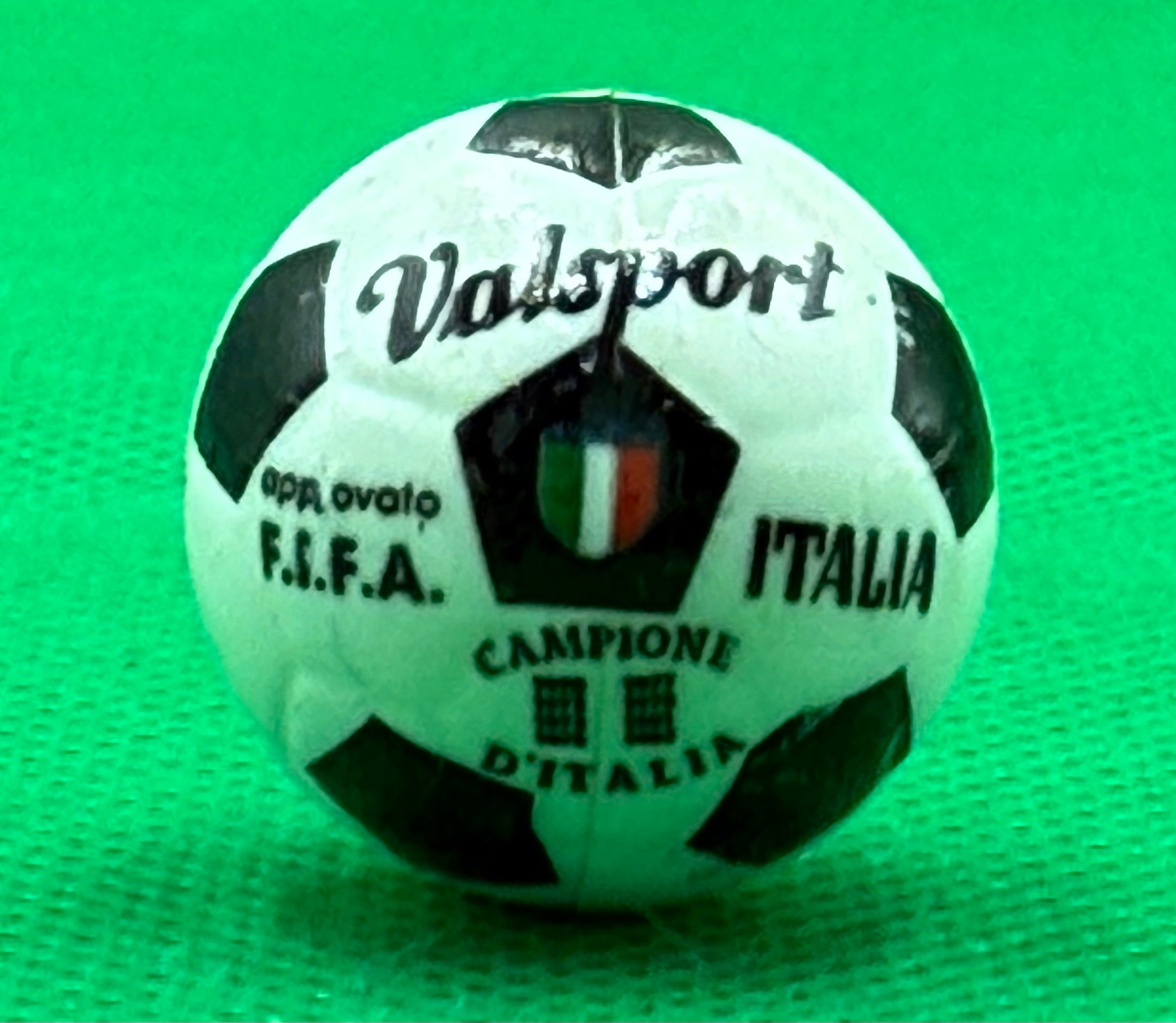 SubbuteoLab pallone decal Valsport - Campione D'Italia