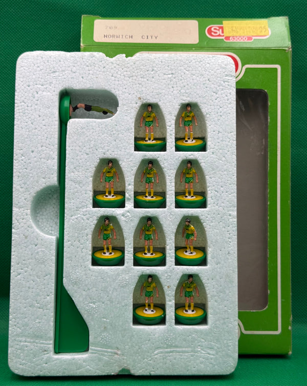 Subbuteo squadra Lw Norwich City ref 709