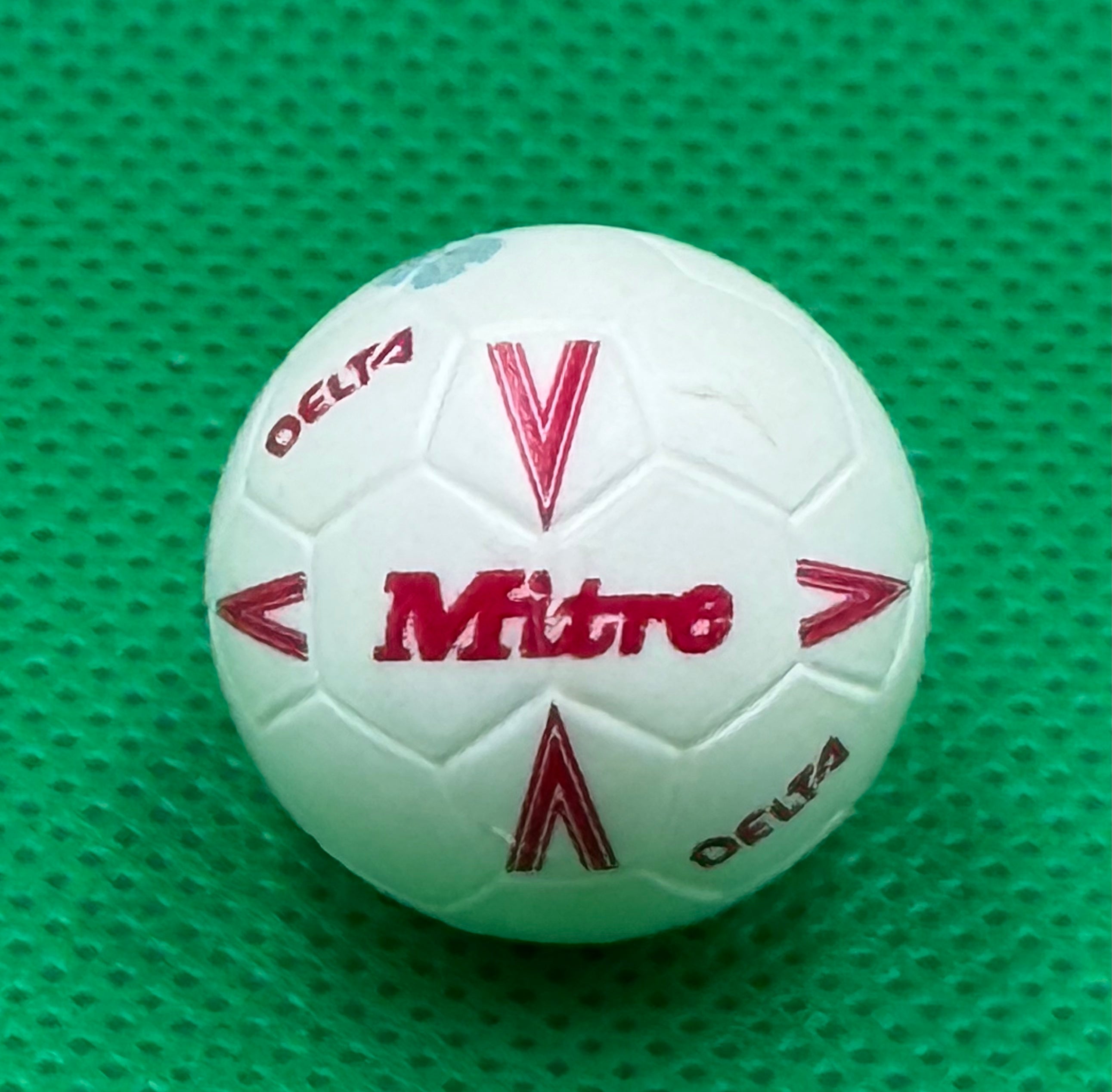 Subbuteo pallone originale Mitre Rosso
