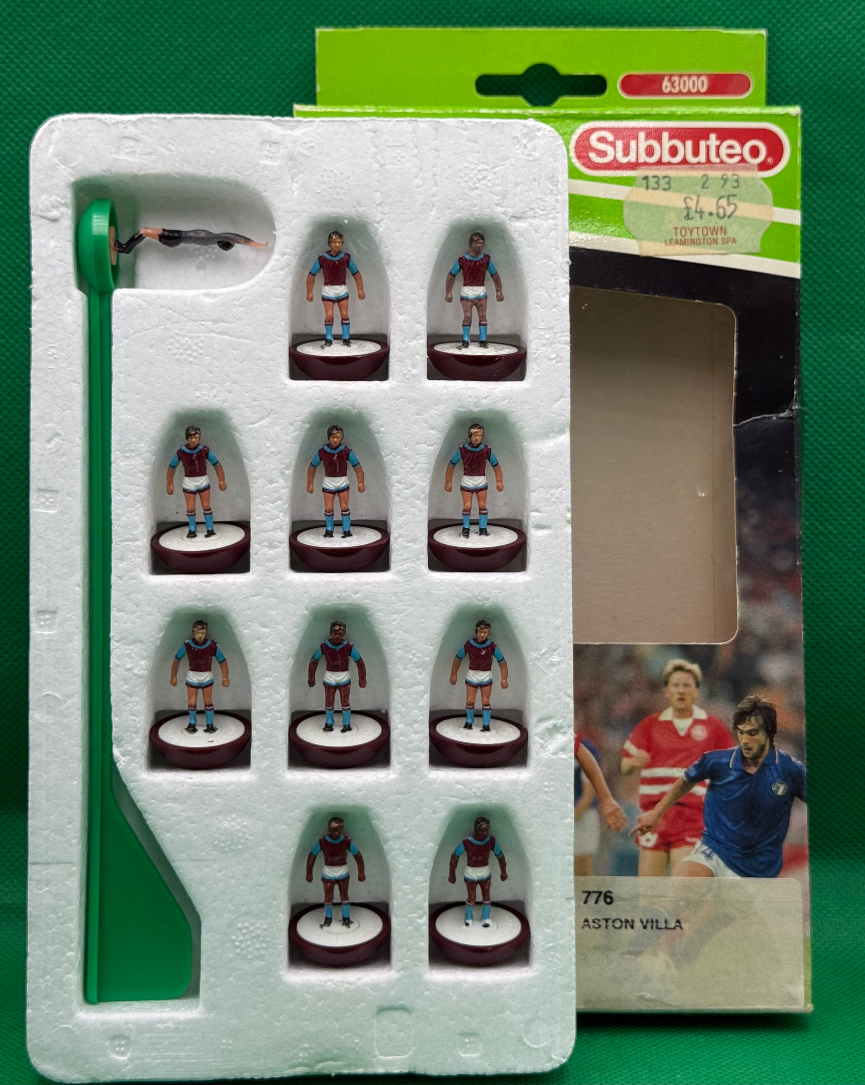 Subbuteo squadra Lw Aston Villa ref 776 - Versione C