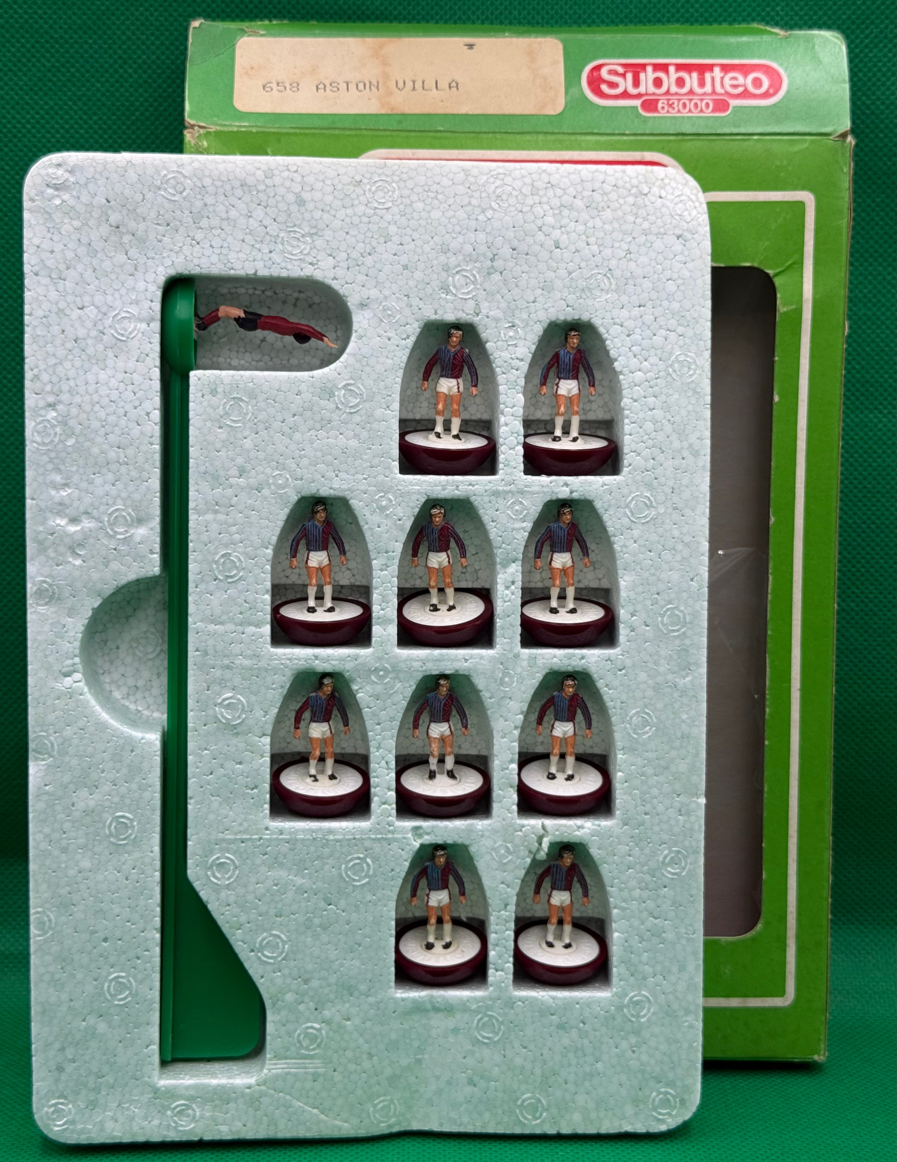 Subbuteo squadra LW Aston Villa ref 658