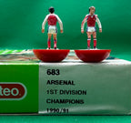 Subbuteo squadra Lw Arsenal ref 683 - 1St Division Champions 1990/91