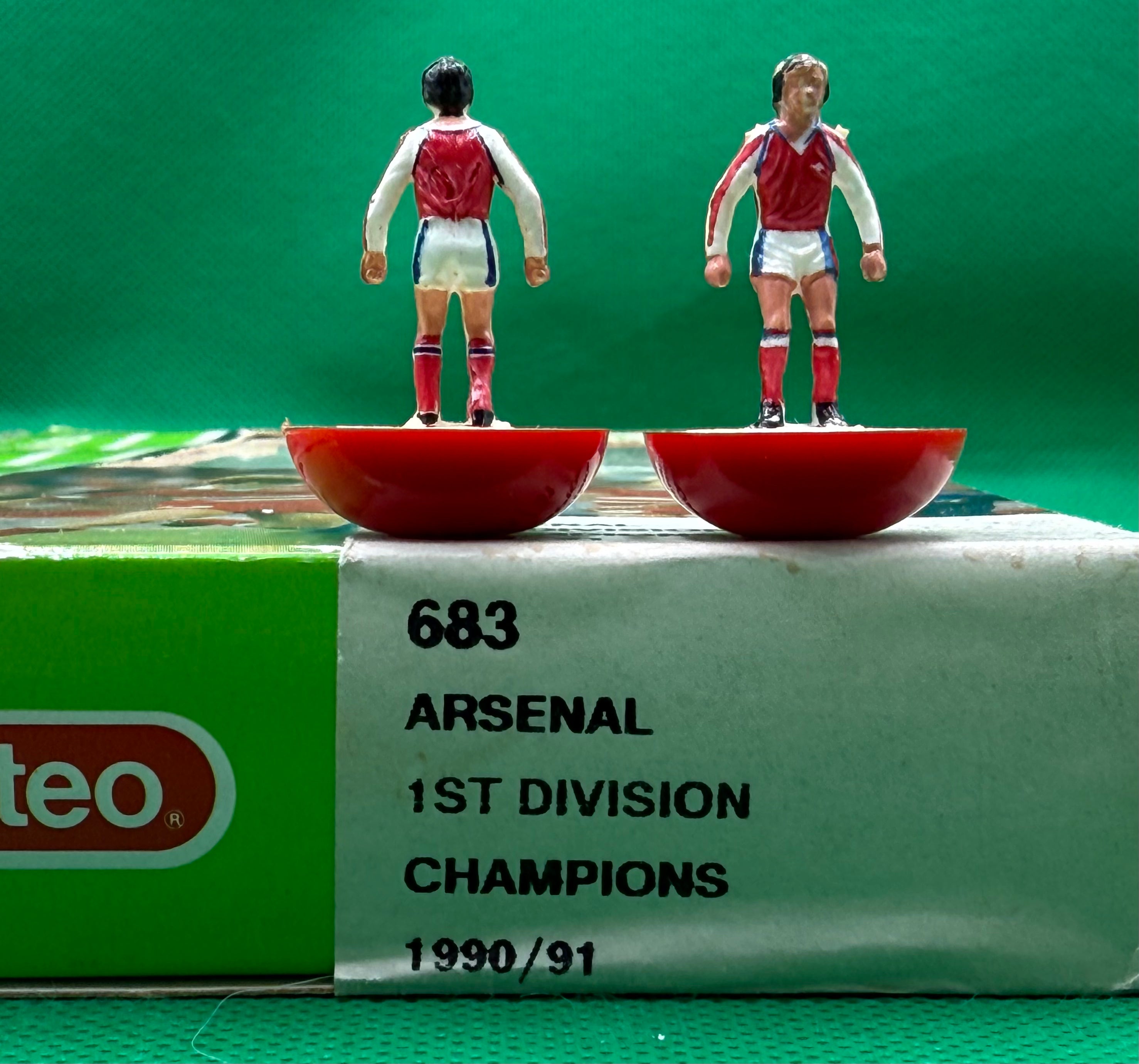 Subbuteo squadra Lw Arsenal ref 683 - 1St Division Champions 1990/91
