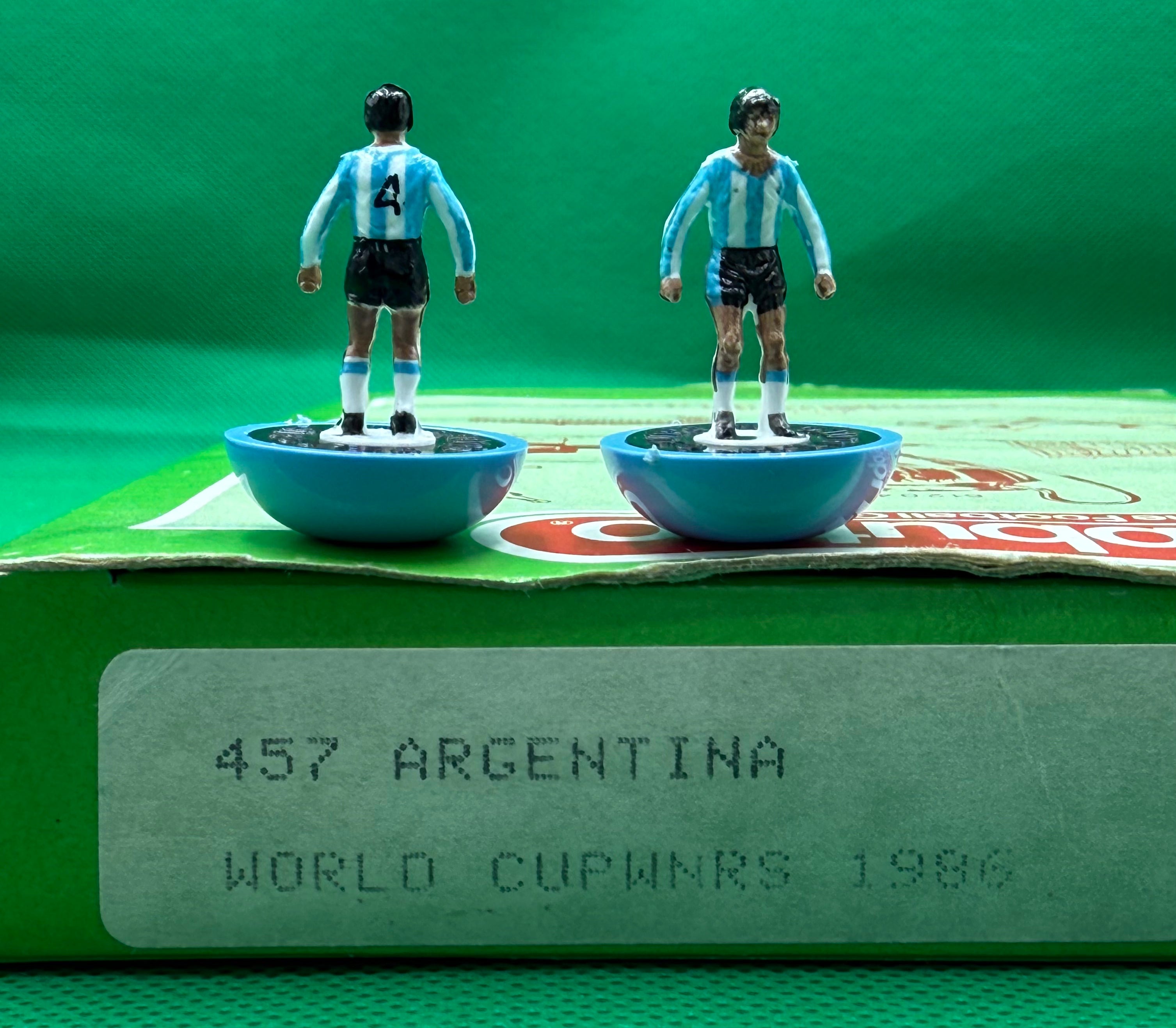 Subbuteo squadra Lw Argentina ref 457 - World Cup Winners 1986