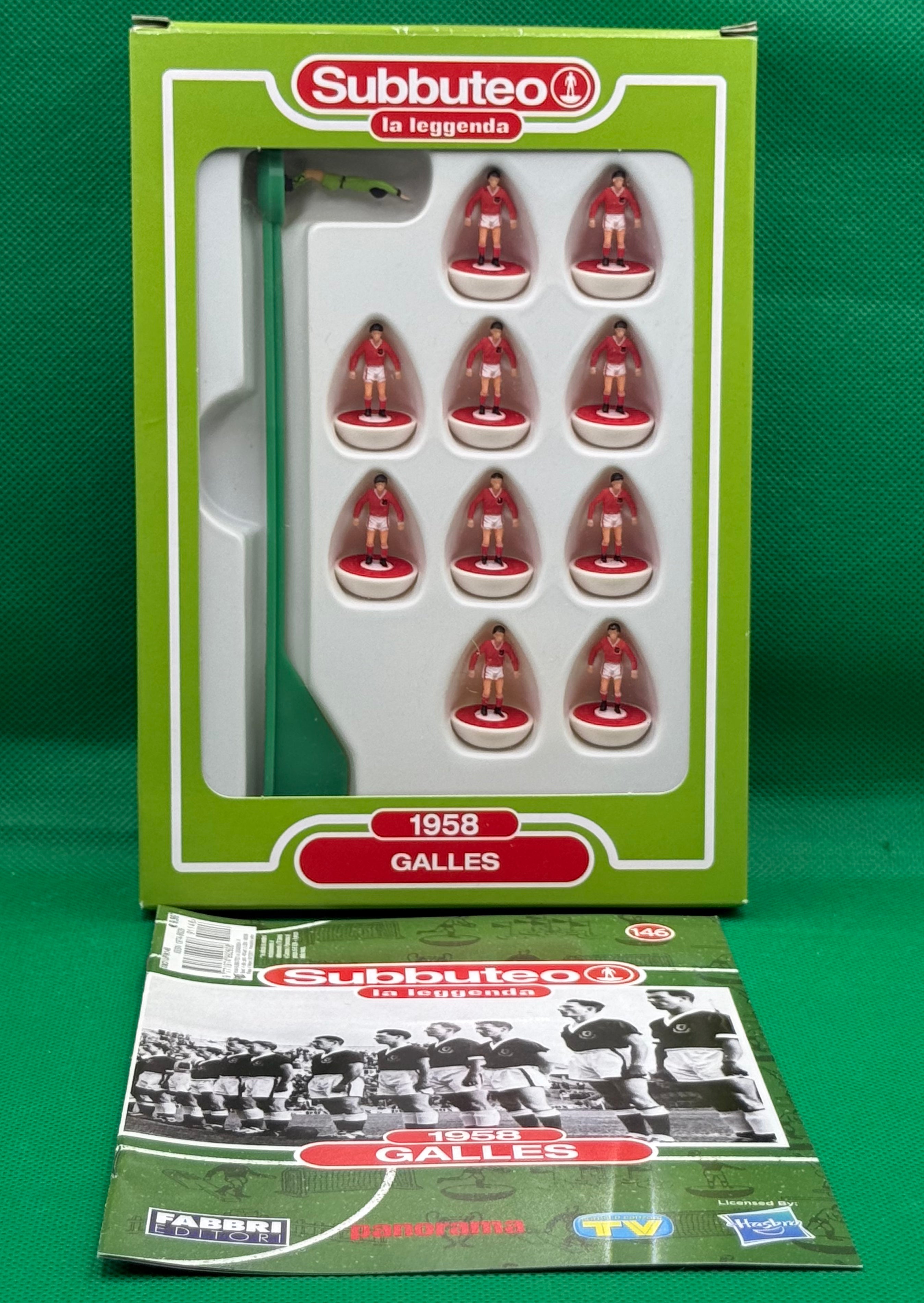 Subbuteo 'serie la Leggenda Lw' Galles 1958 - con Libretto