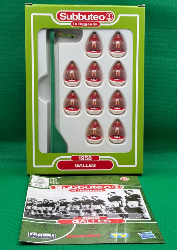 Subbuteo 'serie la Leggenda Lw' Galles 1958 - con Libretto