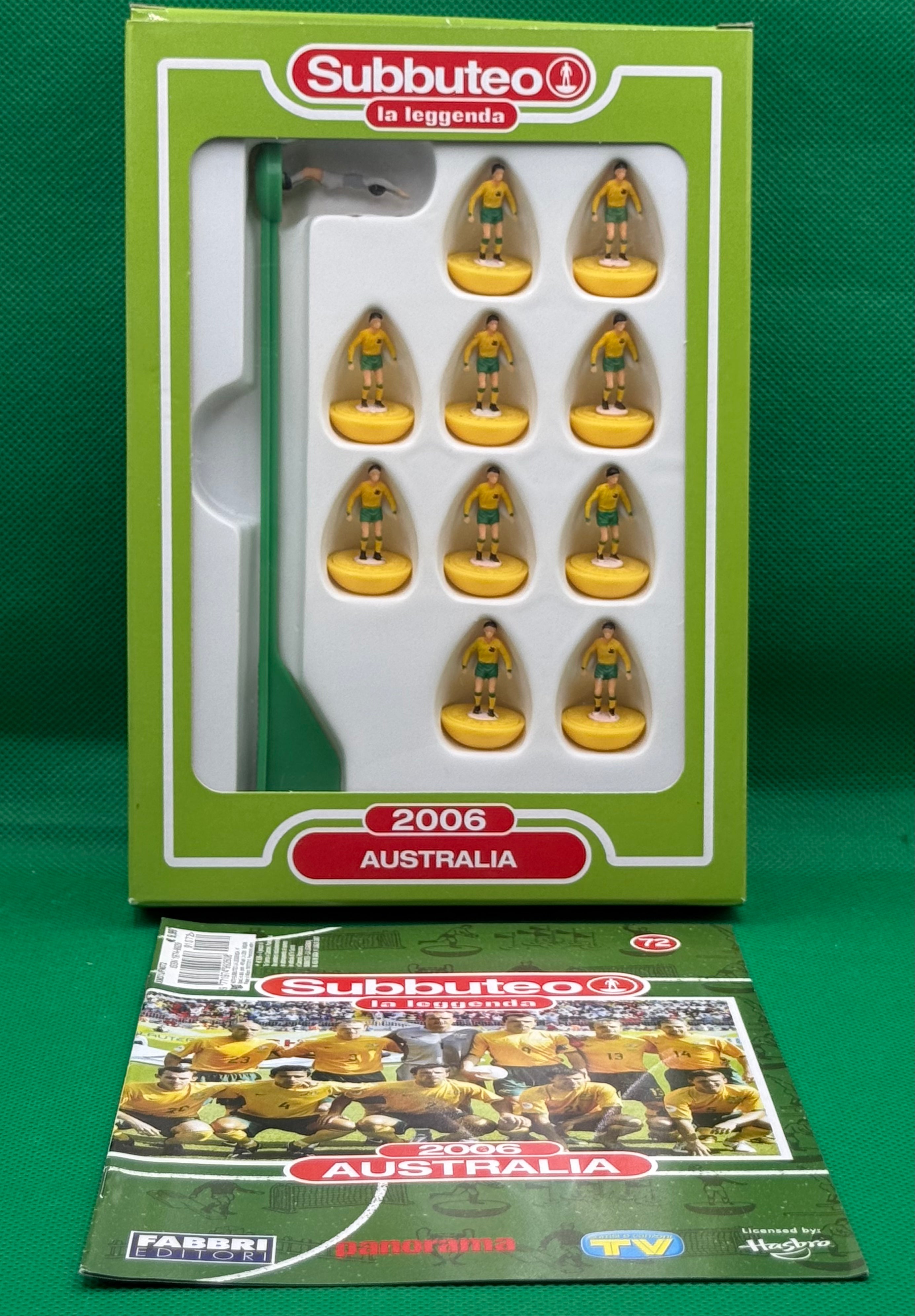 Subbuteo 'serie la Leggenda Lw' Australia 2006 - con Libretto