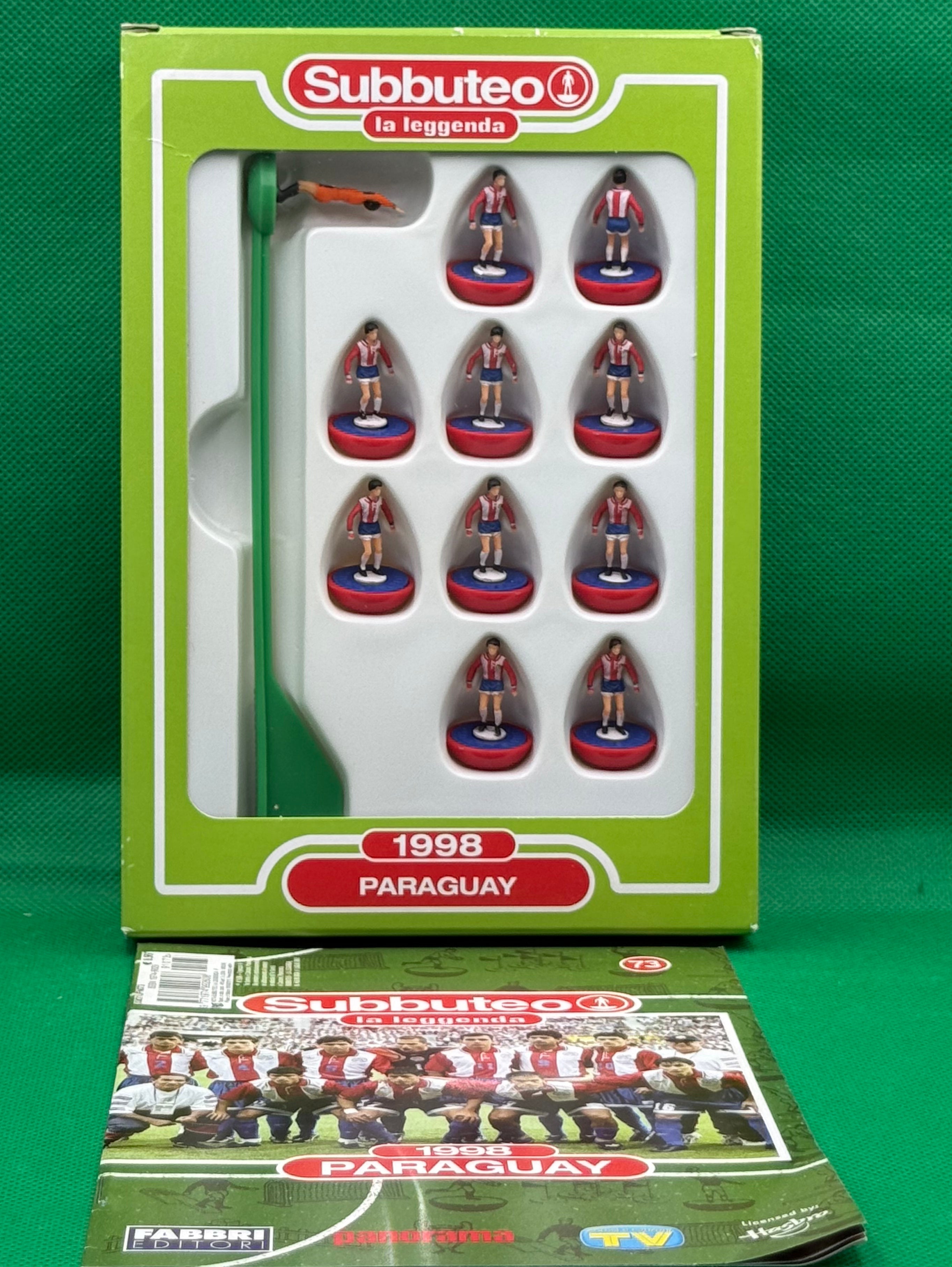 Subbuteo 'serie la Leggenda Lw' Paraguay 1998 - con Libretto