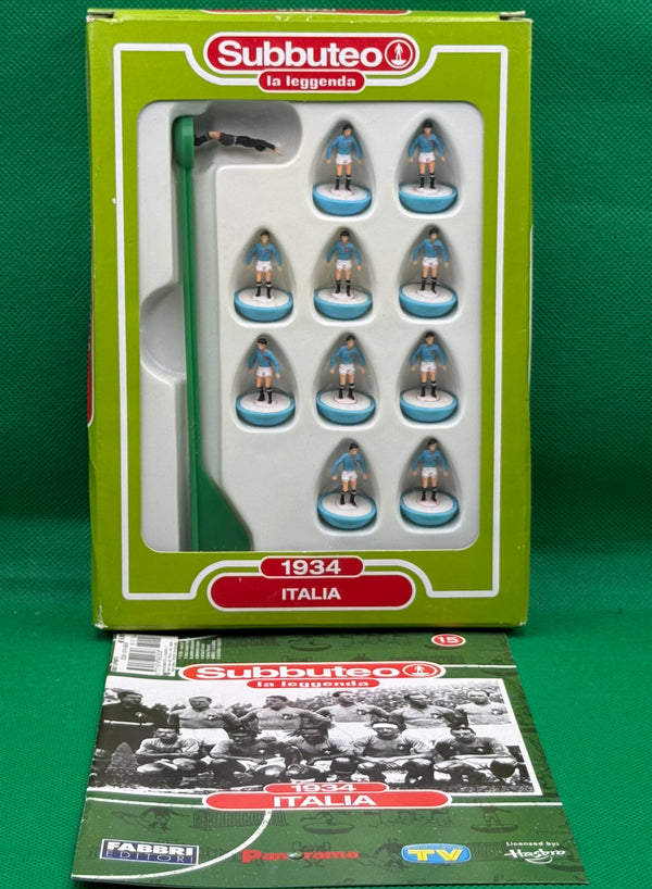Subbuteo 'serie la Leggenda Lw' Italia 1934 - con Libretto