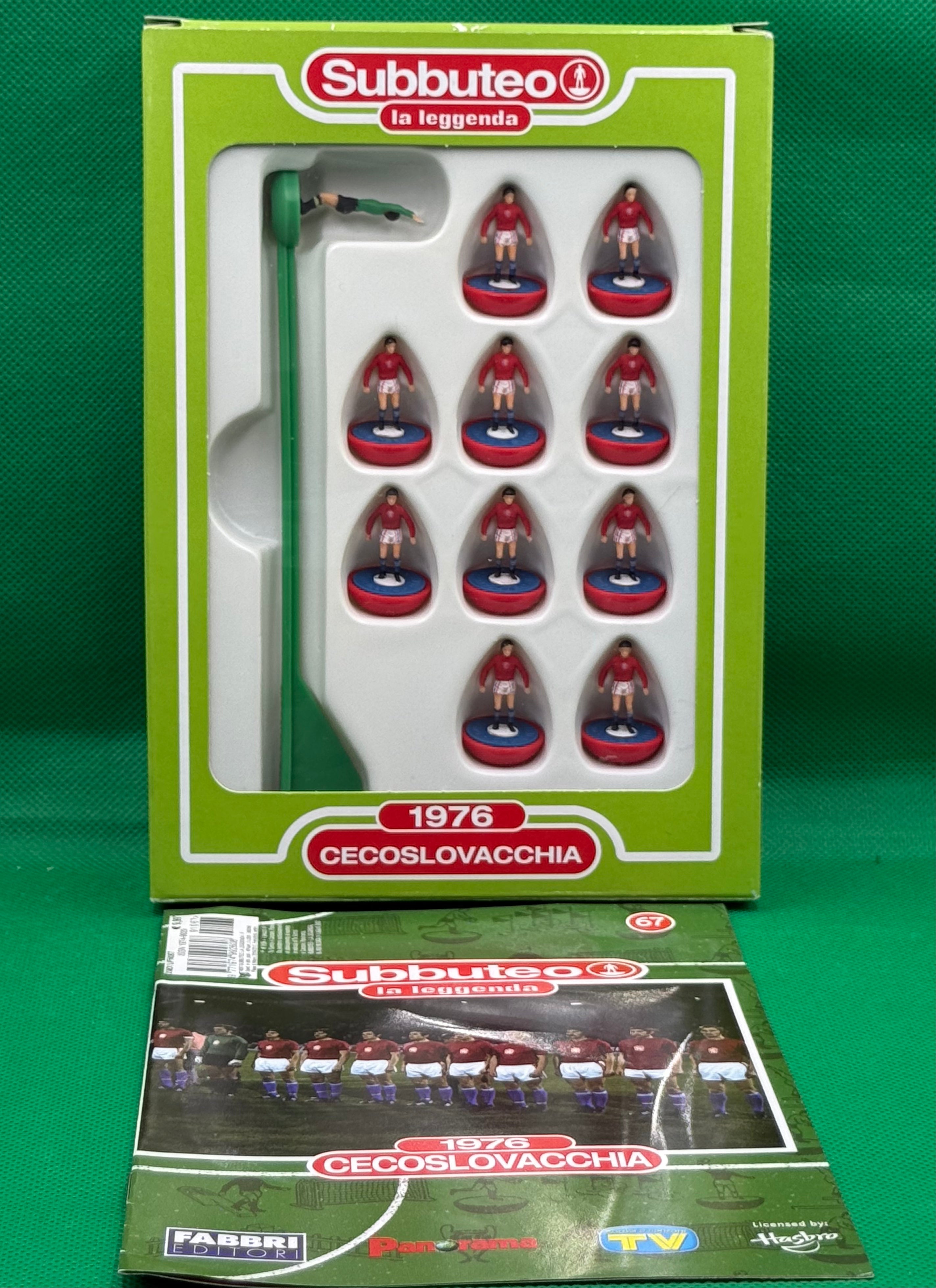 Subbuteo 'serie la Leggenda Lw' Cecoslovacchia 1976 - con Libretto