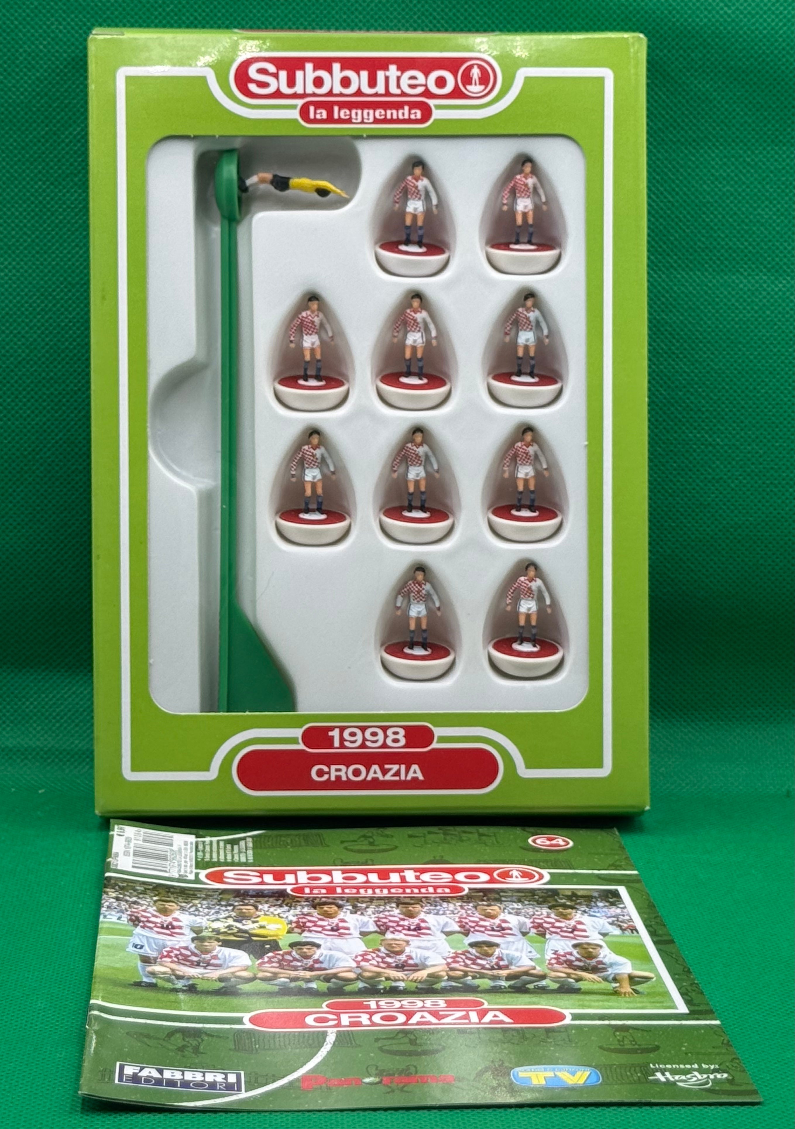 Subbuteo 'serie la leggenda lw' Croazia 1998 - con Libretto