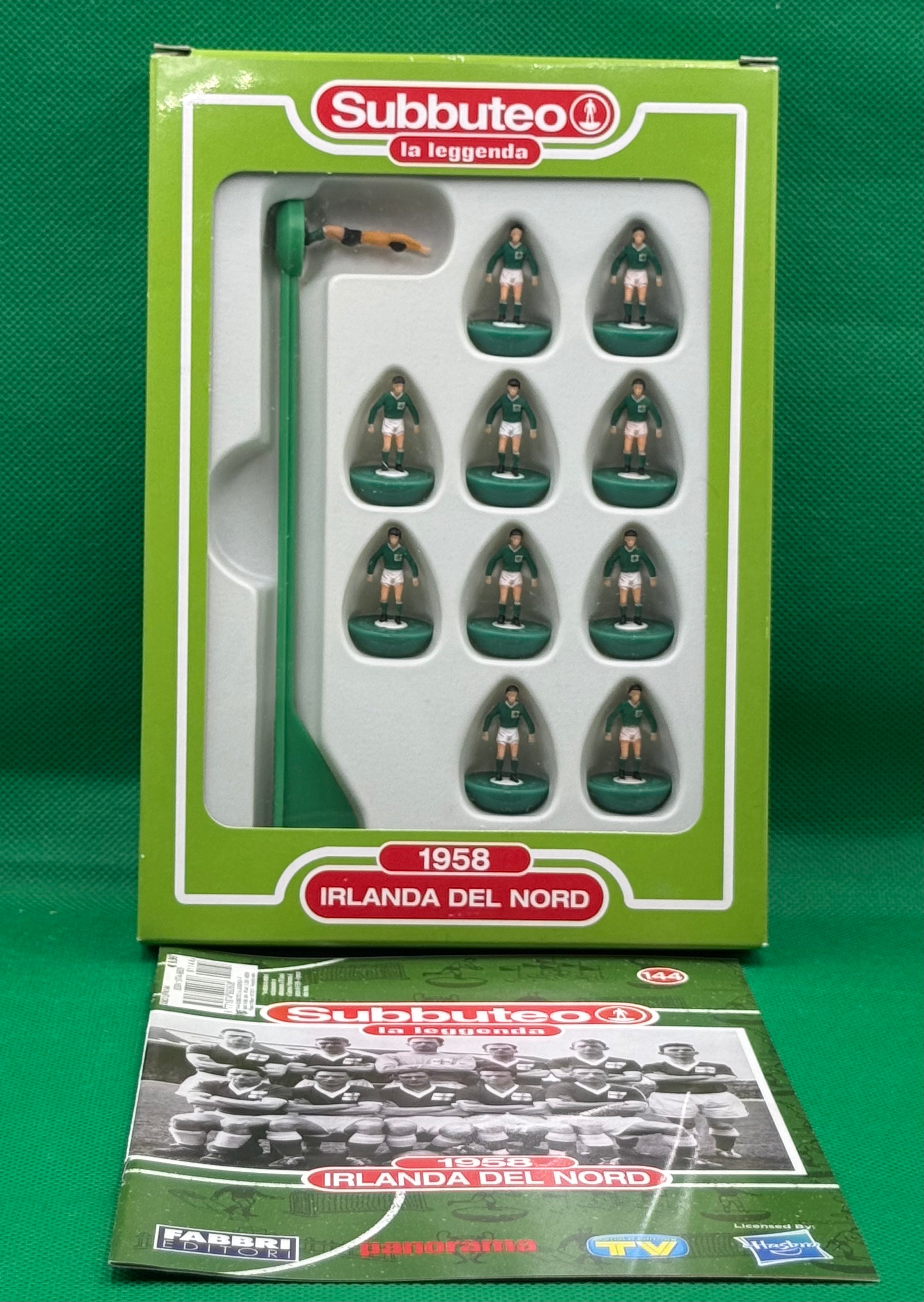Subbuteo 'serie la Leggenda Lw' Irlanda Del Nord 1958 - con Libretto