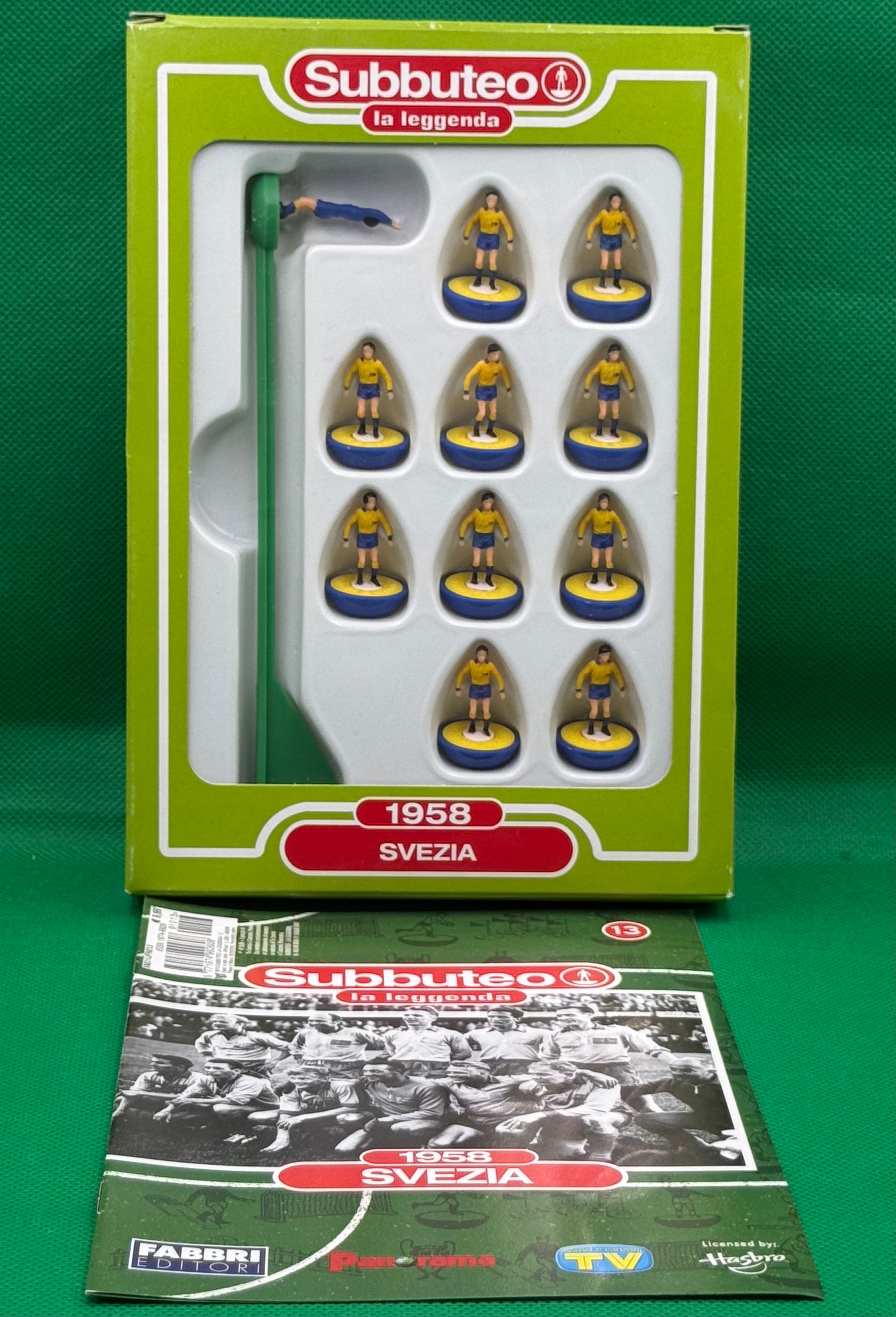 Subbuteo 'serie la Leggenda Lw' Svezia 1958 - con Libretto