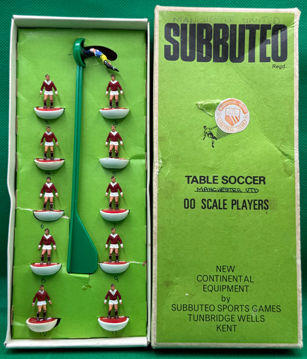 Subbuteo squadra Hw Manchester United ref 100
