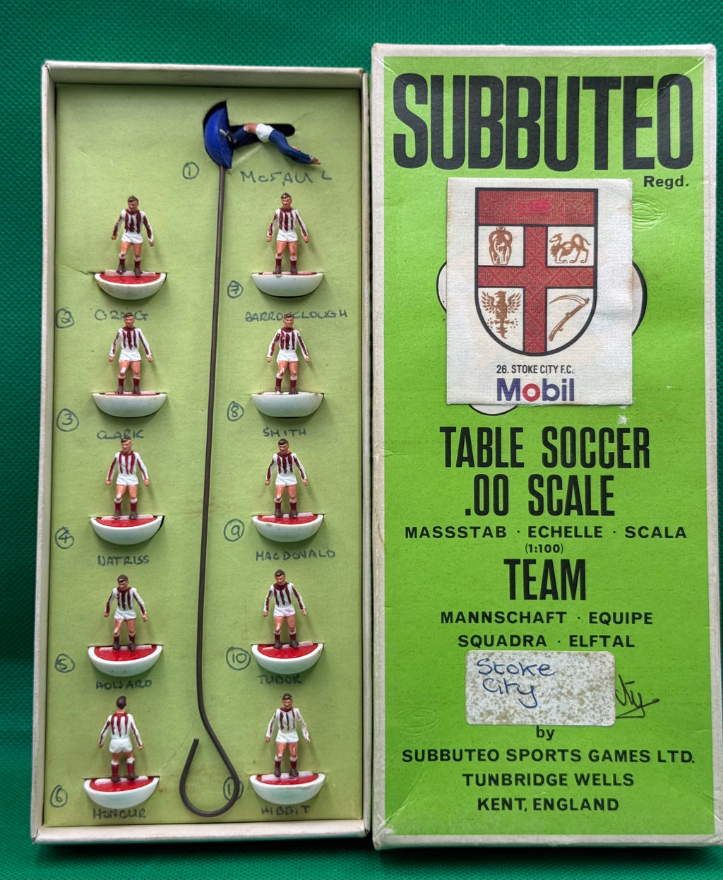Subbuteo squadra Hw Stoke City ref 004
