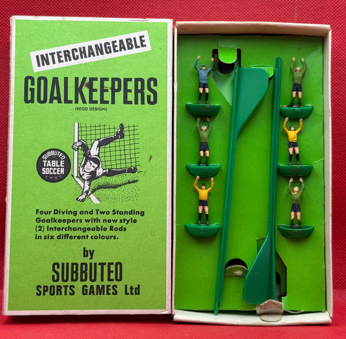 Subbuteo interchangeable GoalKeepers Lw C133