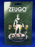 Zeugo blister terna arbitrale + quarto uomo - Tuta Nera