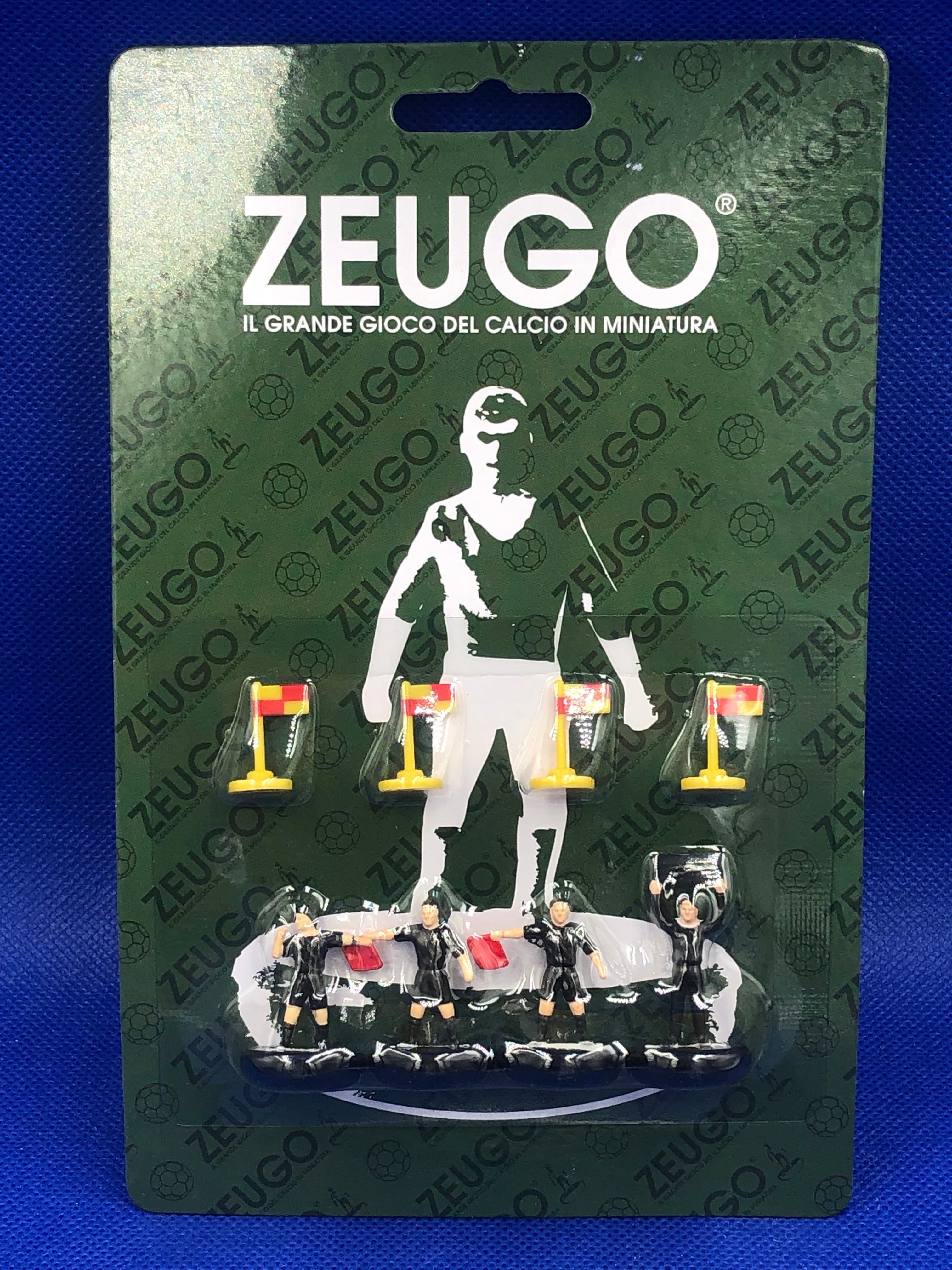 Zeugo blister terna arbitrale + quarto uomo - Tuta Nera