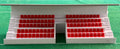 Subbuteolab Linea stadio 3D Gradinata con tettoia - Seggiolini Rossi