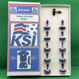 Subbuteo squadra Islanda dipinta a mano - CDT/Calcio Tavolo Rookie