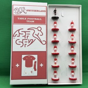 Subbuteo squadra Svizzera dipinta a mano - CDT/Calcio Tavolo Rookie