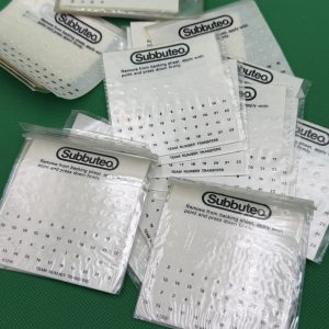 Subbuteo set numeri adesivi originali 3rd versione 61206