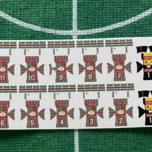 Subbuteo Foglio Decal Fluminense 1990