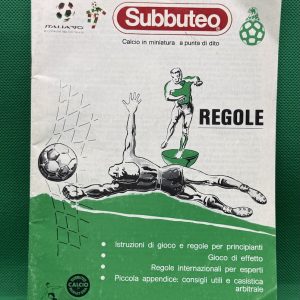 Subbuteo libretto Istruzioni di gioco e regole -  Edizione Italia'90