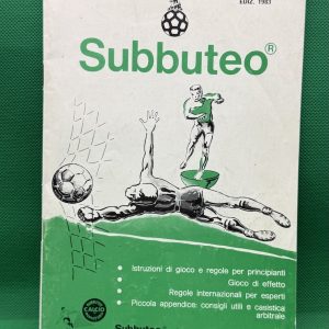 Subbuteo libretto Istruzioni di gioco e regole -  Edizione 1983