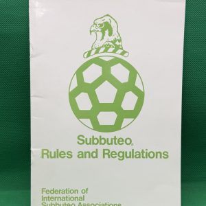 Subbuteo regole e regolamenti - Lingua Inglese